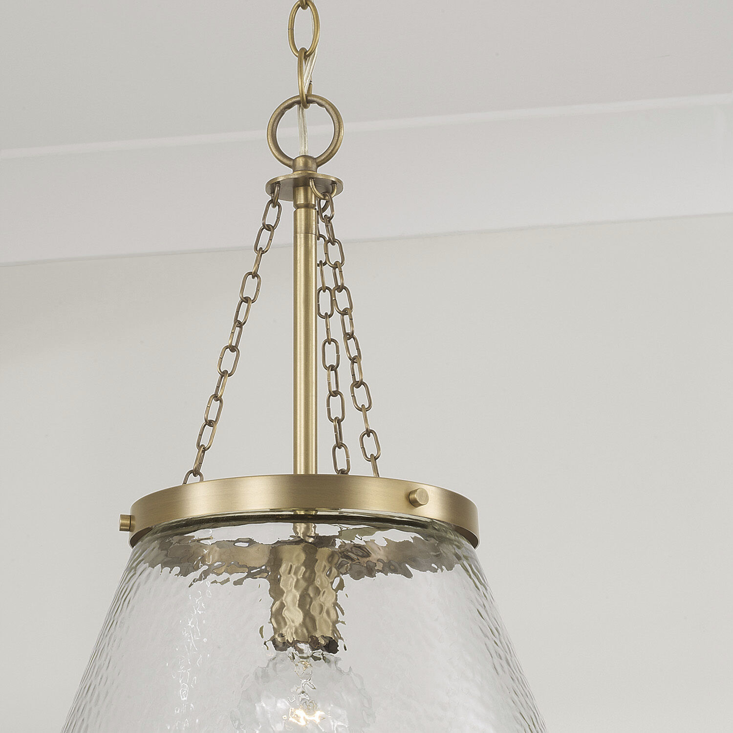 Landon 1 Light 14.5 inch Aged Brass Pendant Ceiling Light