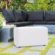Universal Seascape Natural Outdoor Bench with Slipcover
