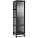 Chandler Matte Black Cabinet, Tall
