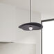 Paven LED 20 inch Matte Black Pendant Ceiling Light