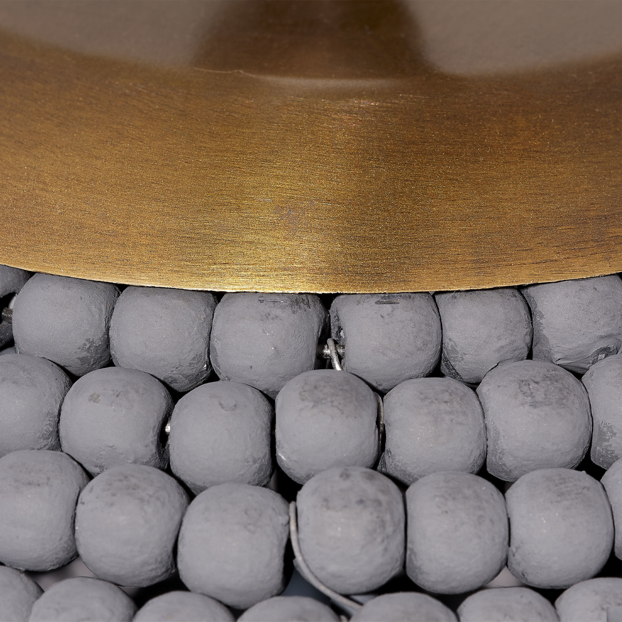 Creekside 1 Light 11 inch Slate Blue Wood Beads and Antique Brass Pendant Ceiling Light