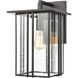 Radnor 1 Light 16 inch Matte Black Outdoor Wall Sconce