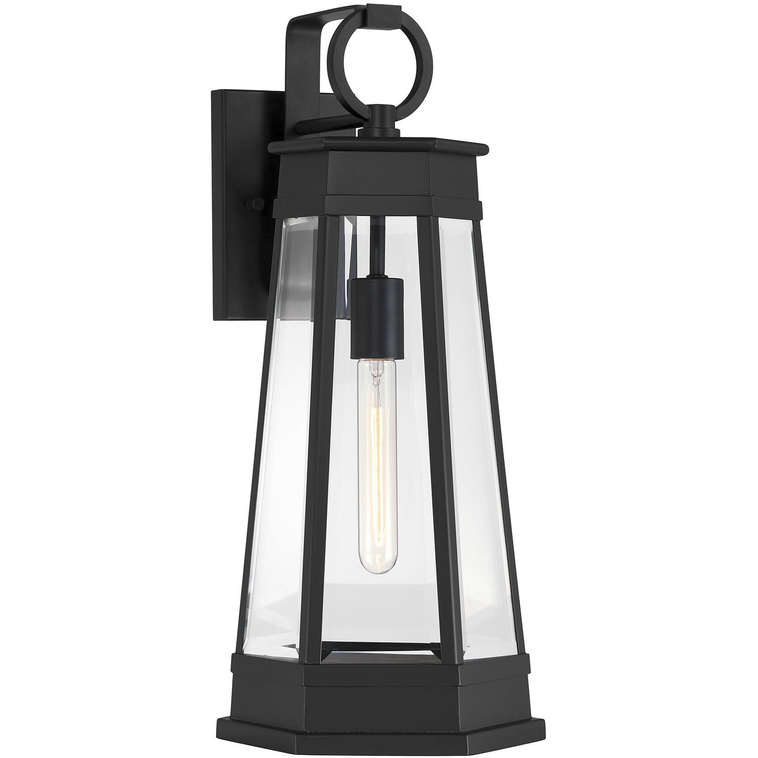 Payne 1 Light 21.38 inch Matte Black Outdoor Wall Lantern