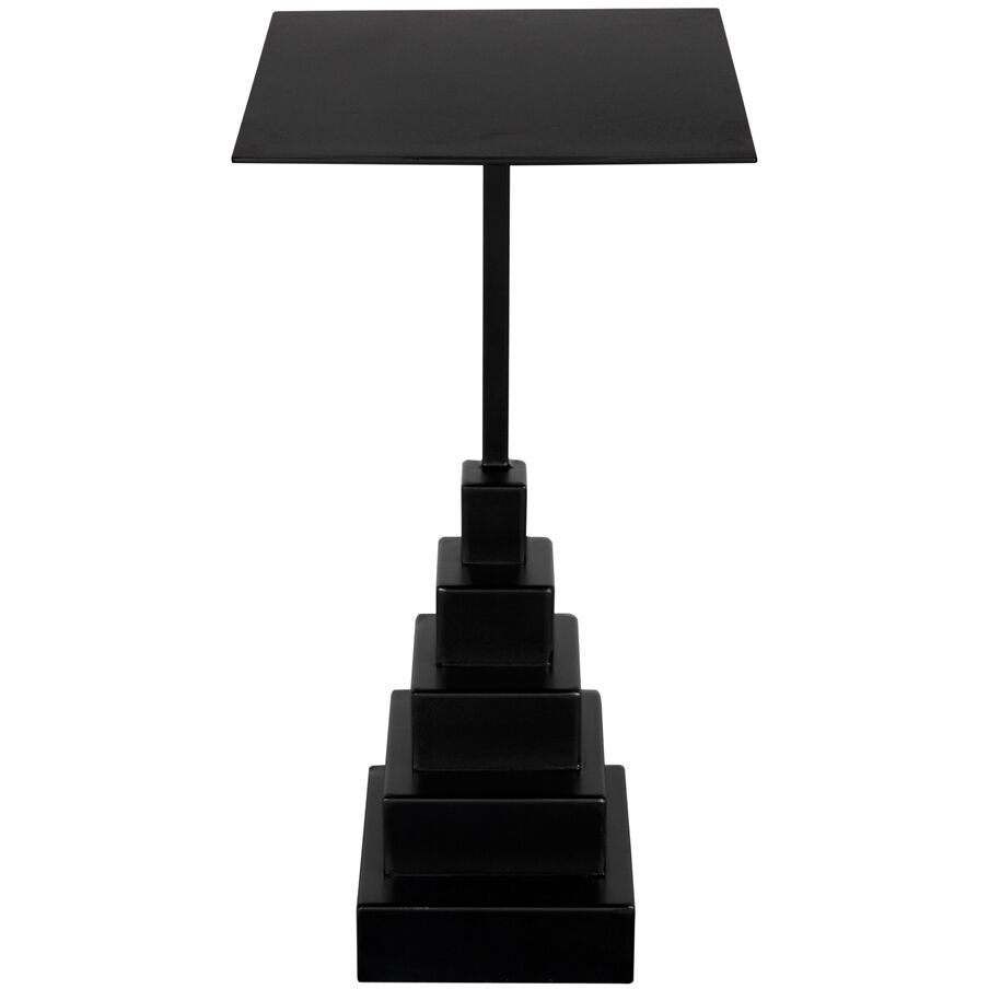 Nova 26 X 18.5 inch Matte Black Cigar Table