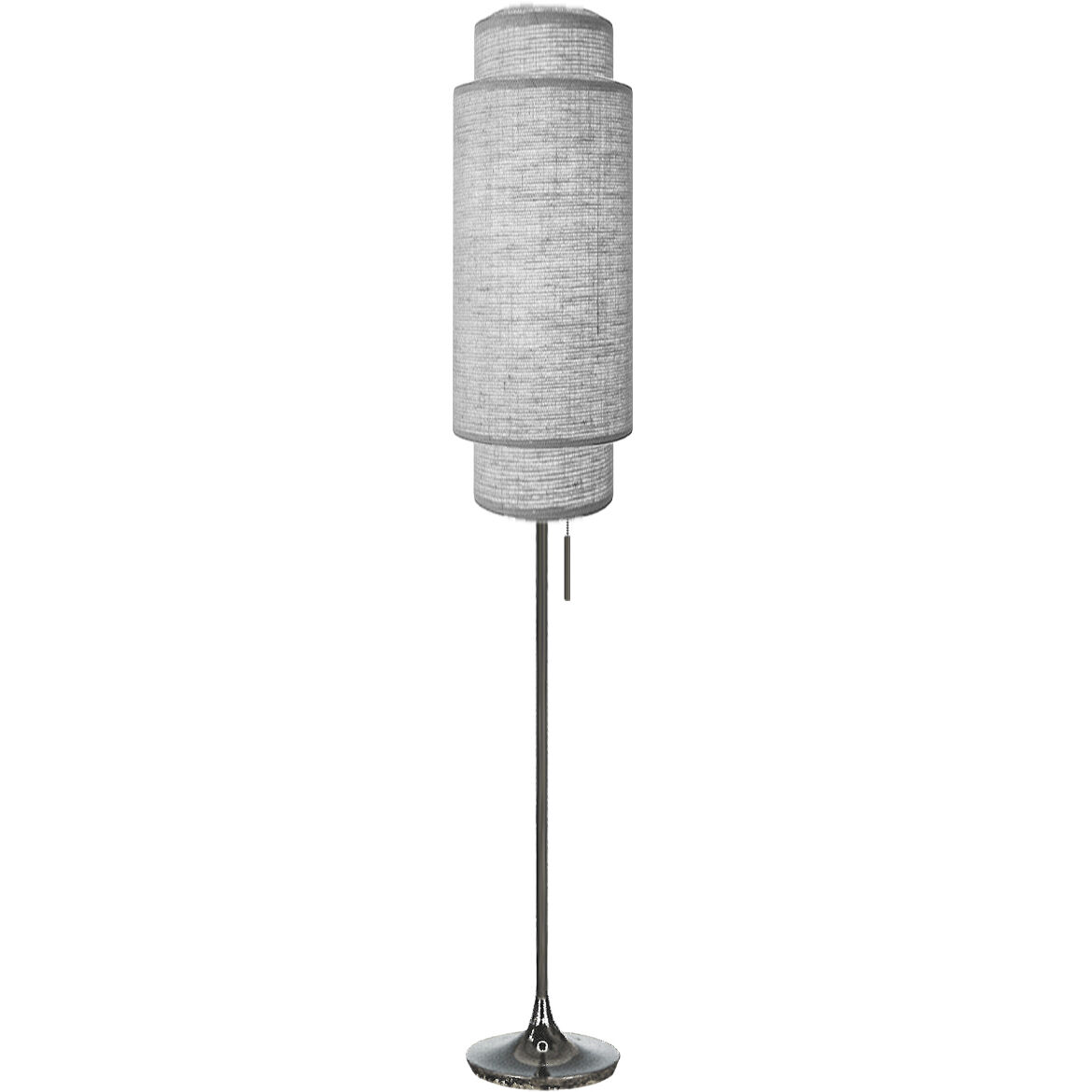 Lollipop 61 inch 14.00 watt Black Nickel Floor Lamp Portable Light