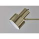 Rowe 56 inch 60 watt Antique Brass Wireless Charging Floor Lamp Portable Light, with Table