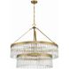 Emory 9 Light 32 inch Modern Gold Chandelier Ceiling Light
