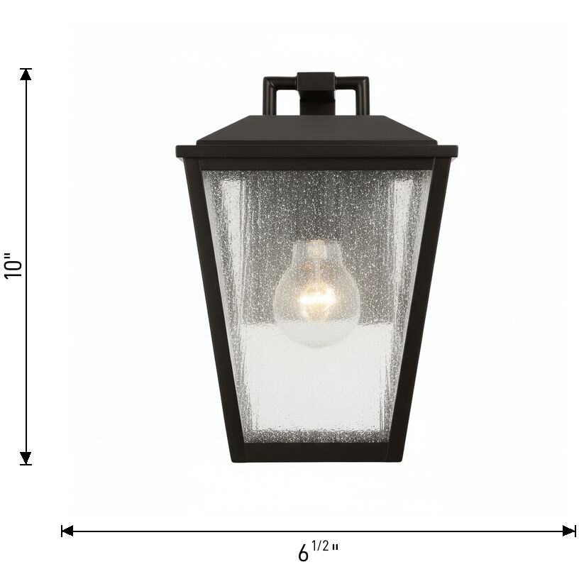 Drew & Jonathan Kennewick 1 Light 10 inch Antique Bronze Outdoor Wall Lantern, Small