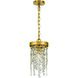 Winham 1 Light 7 inch Antique Gold Mini Pendant Ceiling Light