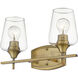 Joliet 2 Light 15 inch Olde Brass Vanity Wall Light