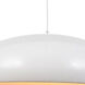 Doheny Ave. 3 Light 24 inch White Pendant Ceiling Light