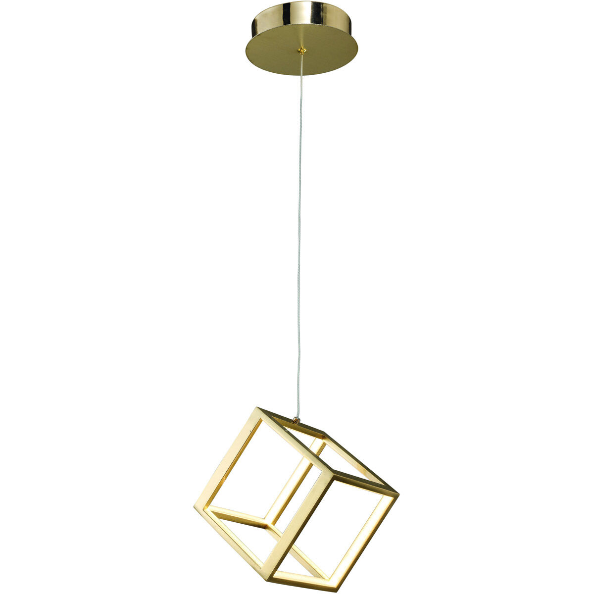 Canada LED 7.87 inch Gold Pendant Ceiling Light