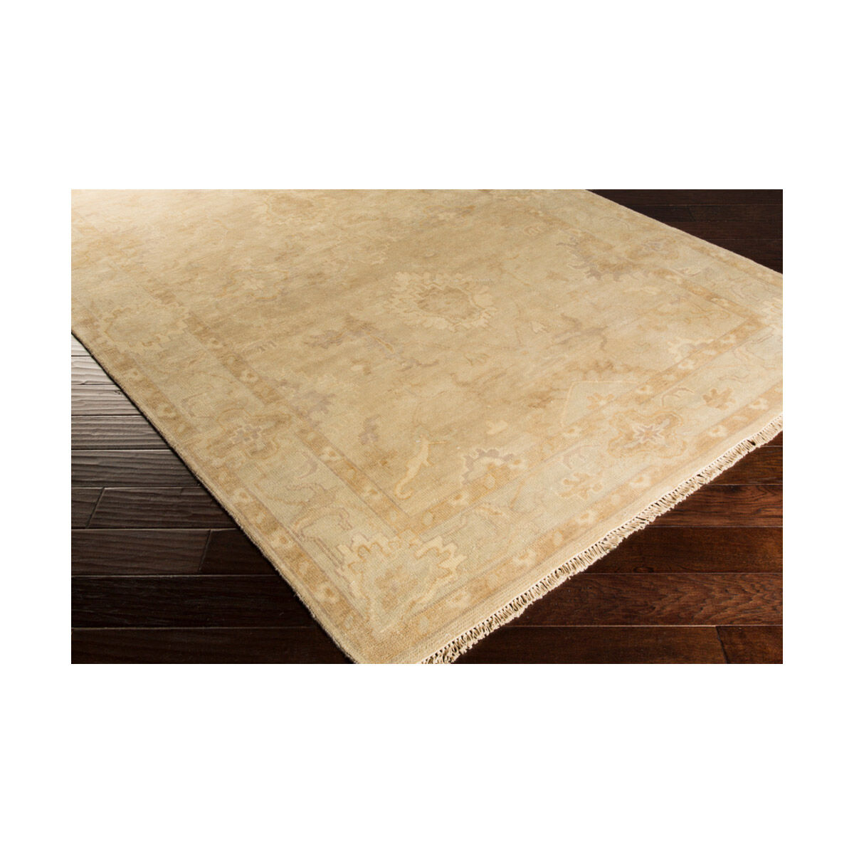 Hillcrest 102 X 66 inch Beige/Cream/Khaki/Taupe/Camel Rugs, Wool