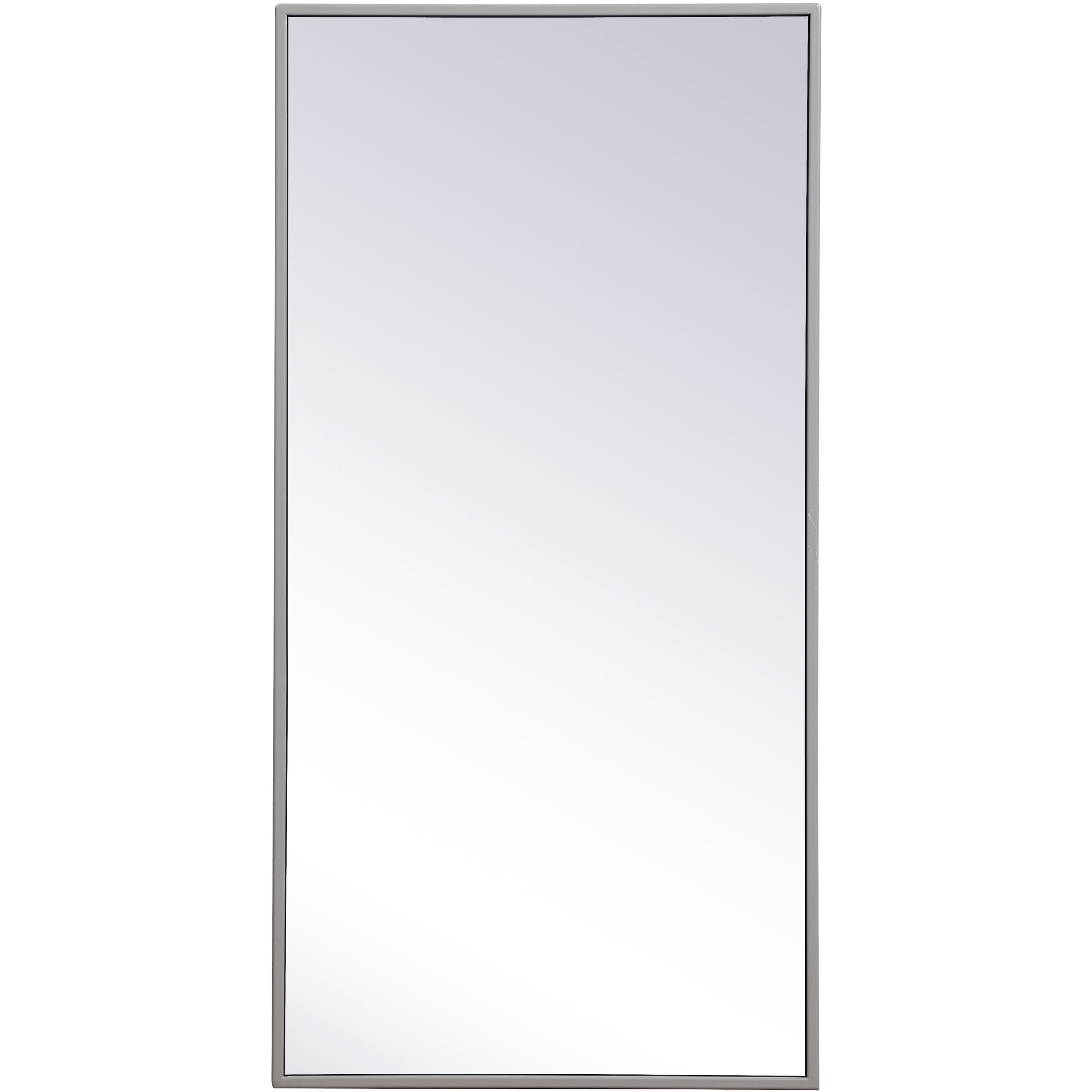 Monet 36 X 18 inch Grey Wall Mirror in Gray