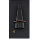 Wizard Indoor Wall Lighting in Black Aged Brass