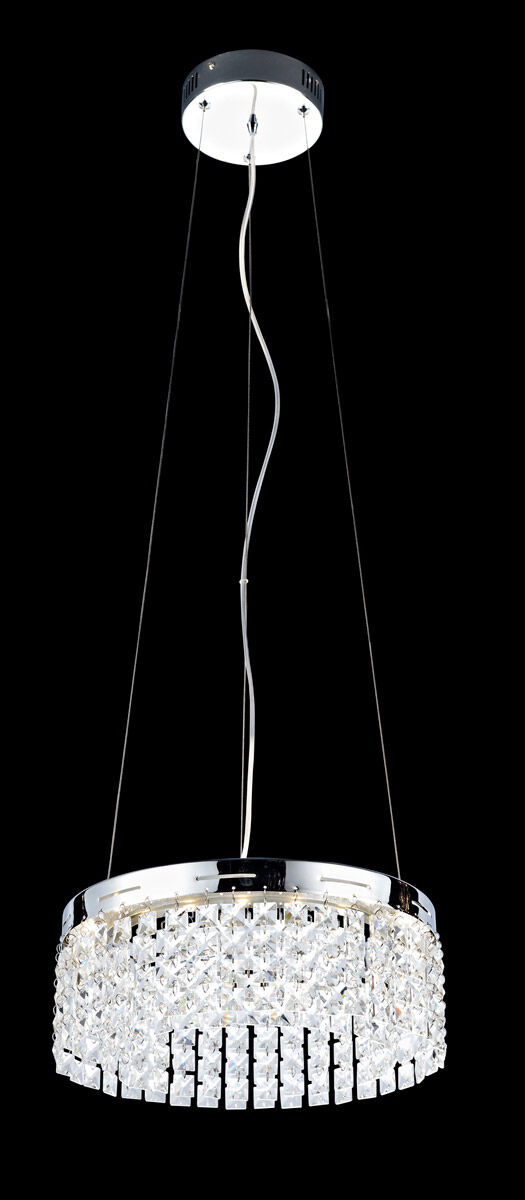 Alecia I LED 14 inch Chrome Chandelier Ceiling Light