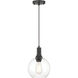 Chantelle 1 Light 8 inch Matte Black Pendant Ceiling Light