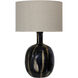 Cameron 30.5 inch 100.00 watt Gold and Black Table Lamp Portable Light