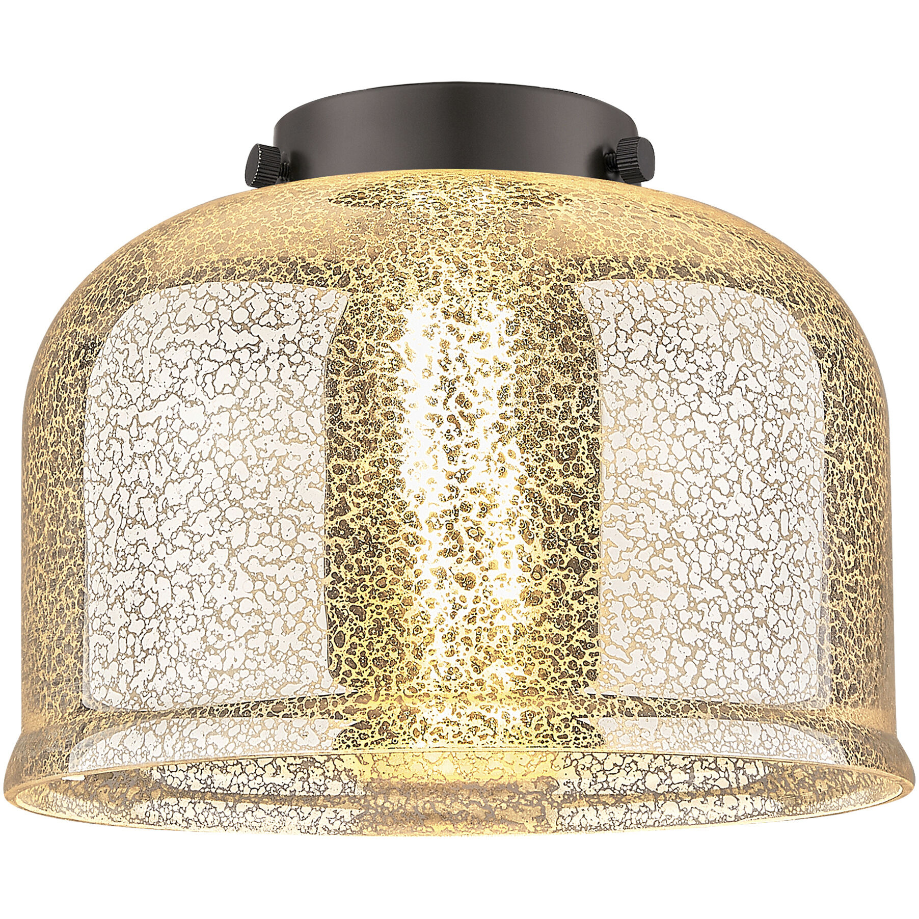 Franklin Restoration Bell 1 Light 8 inch Brushed Satin Nickel Mini Pendant Ceiling Light in Incandescent, Silver Plated Mercury