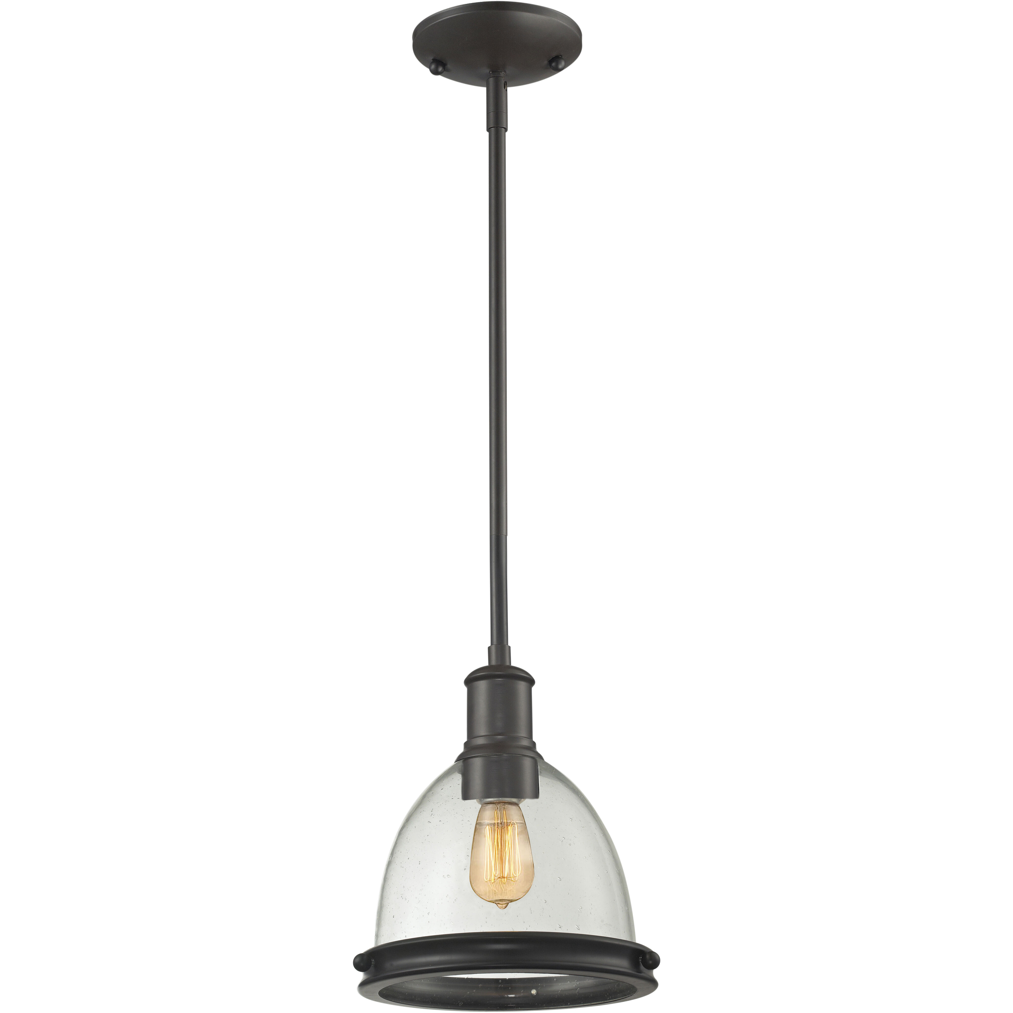 Mason 1 Light 8 inch Bronze Pendant Ceiling Light in 3.6
