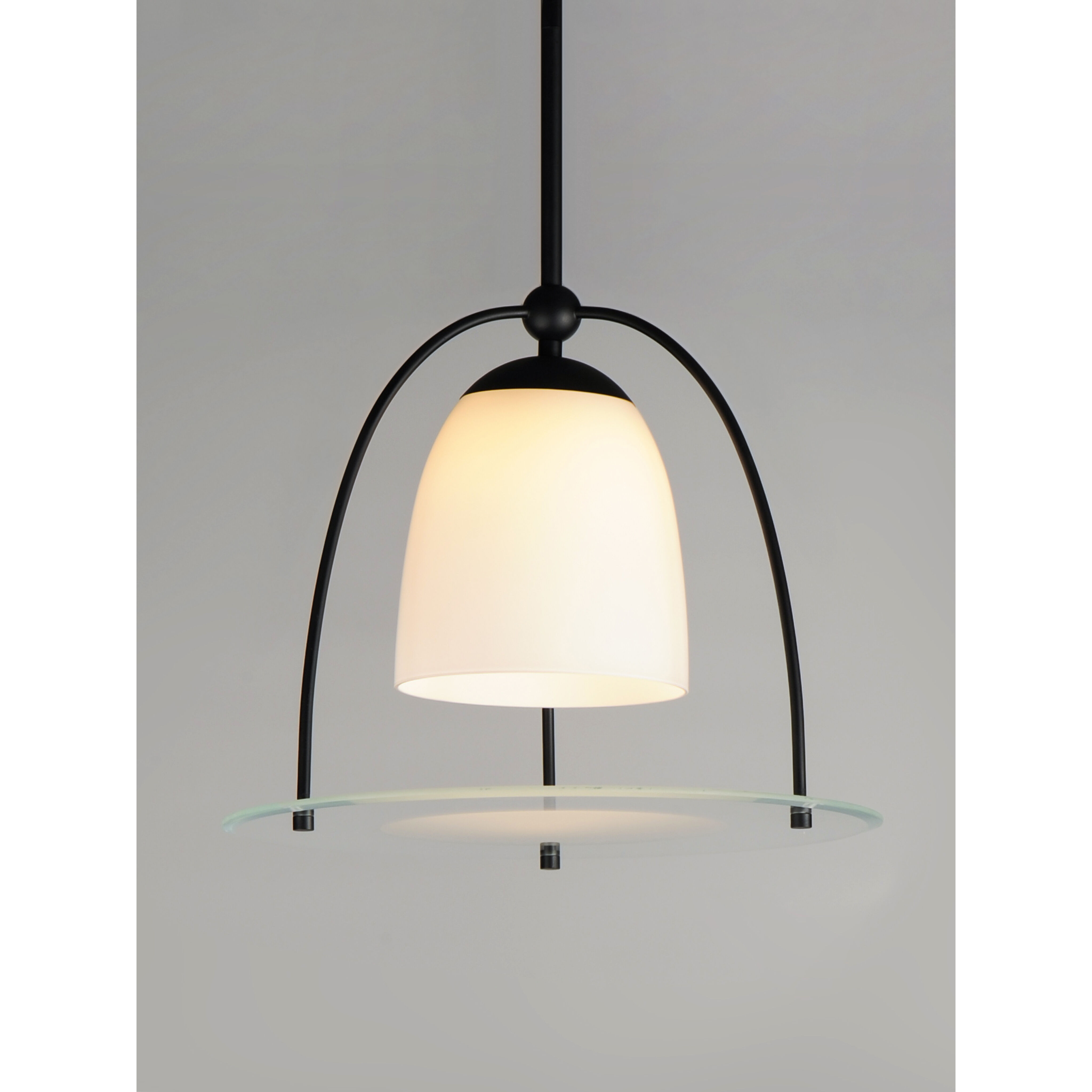 Focal Point LED 15 inch Black Single Pendant Ceiling Light