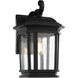 Murphy 1 Light 14 inch Matte Black Outdoor Wall Lantern