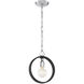 Huxton 1 Light 9.5 inch Black Mini Pendant Ceiling Light