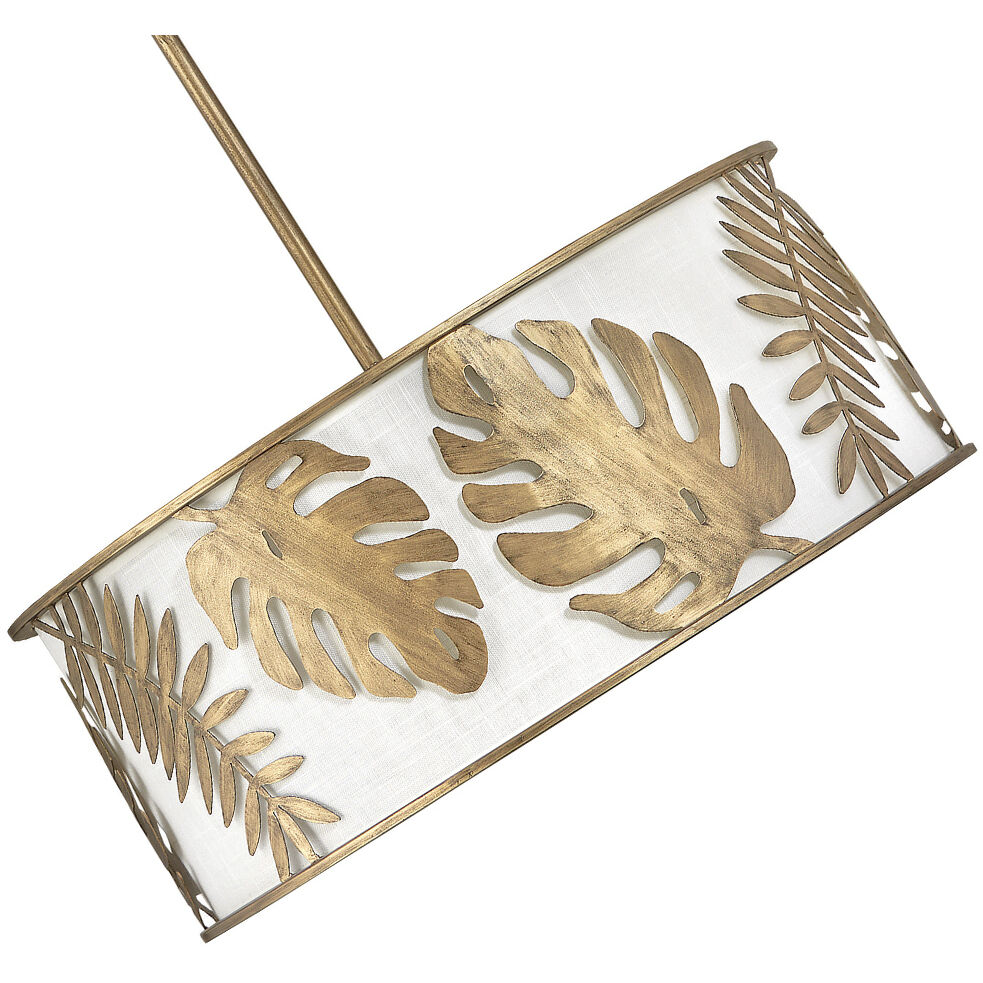 Botanica LED 25 inch Burnished Gold Chandelier Ceiling Light