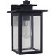 Rock Creek 1 Light 12 inch Textured Black Outdoor Wall Lantern