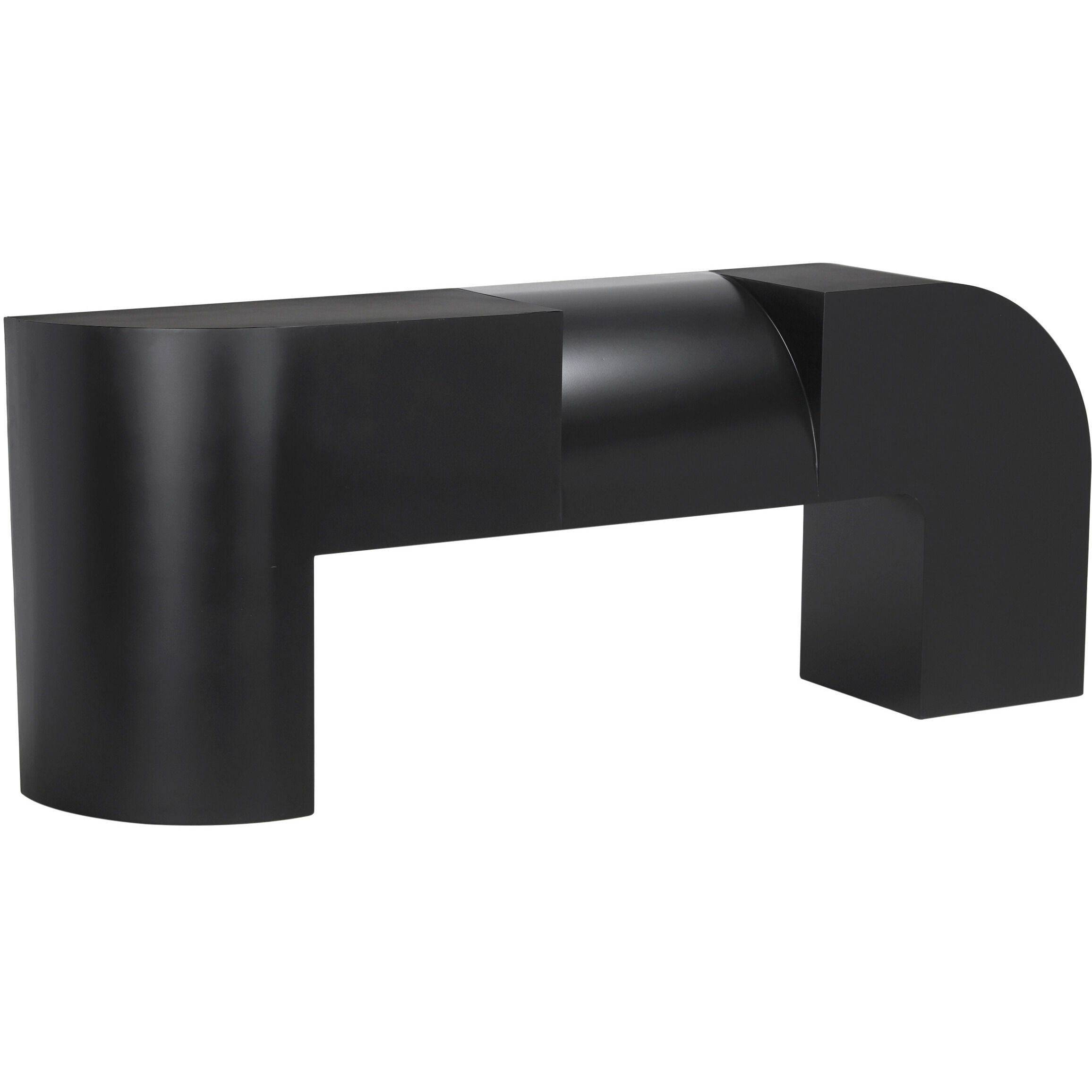 Crafter 75 X 14 inch Matte Black Console