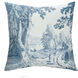 Dann Foley 24 inch Blue and White Decorative Pillow