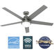 Aerodyne 60 inch Matte Silver Ceiling Fan