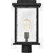 Sullivan 17 inch Matte Black Post Lantern