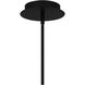 Gabriel 32 inch Matte Black Chandelier Ceiling Light