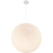 Entwined 1 Light 24 inch Matte White Pendant Ceiling Light