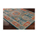 Javan 36 X 24 inch Bright Blue/Saffron/Bright Red/Black/Taupe Rugs, Polyester and Cotton
