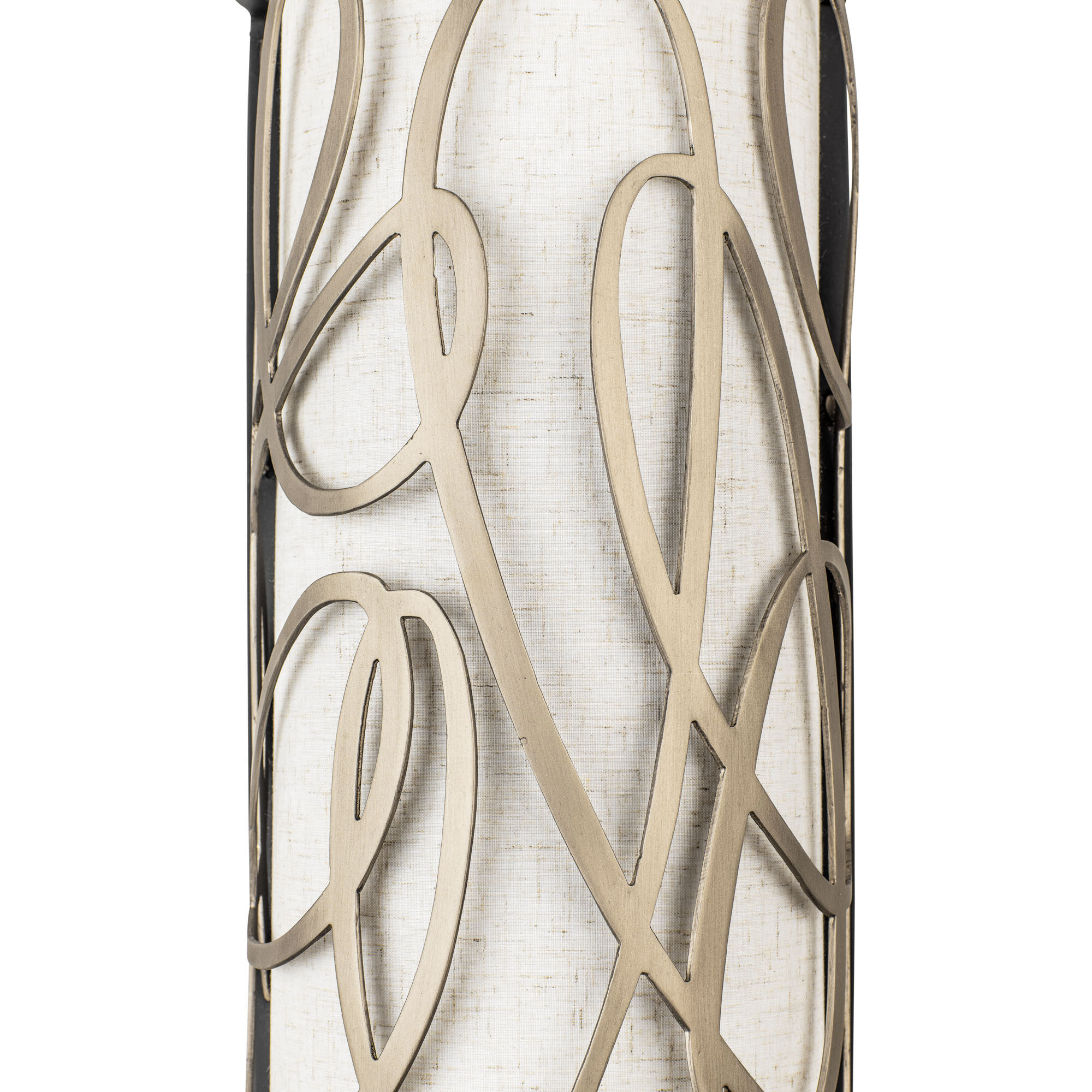 Scribble 2 Light 8 inch Matte Black with Artifact Wall Sconce Wall Light, Smithsonian Collaboration