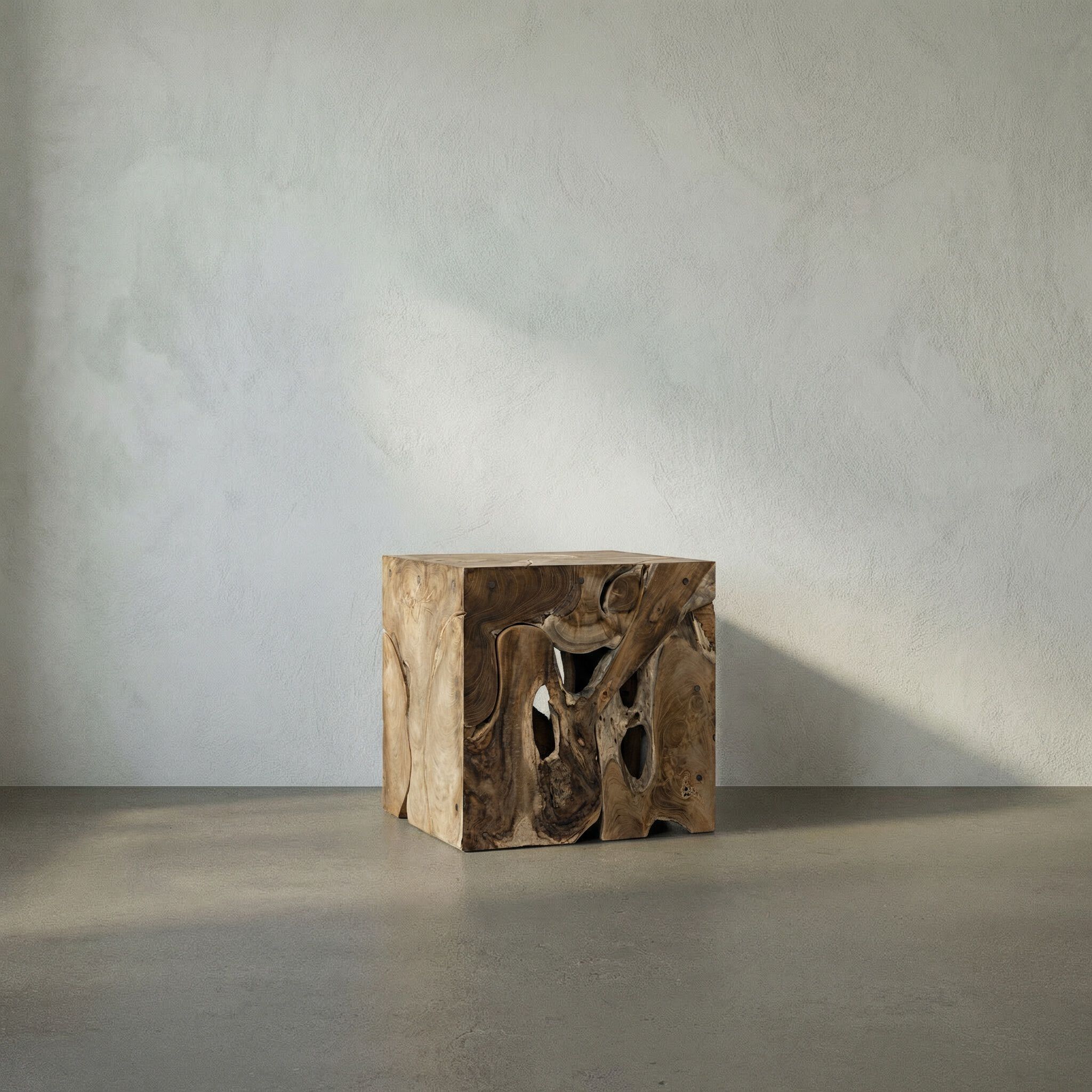 Vert 16 X 16 inch Clear Coat Satin Side Table