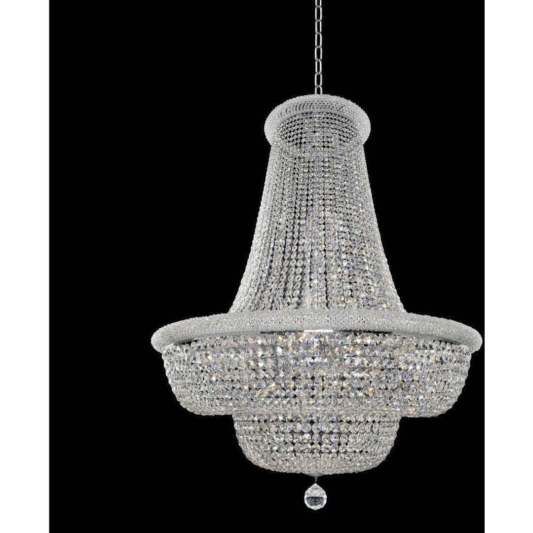 Napoli 33 Light 42 inch Chrome Pendant Ceiling Light