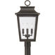 Chandler 4 Light 23.75 inch Oiled Bronze Outdoor Post Lantern