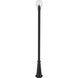 Laurent 1 Light 105.5 inch Black Outdoor Post Mounted Fixture