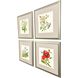 Fleur Melange Green and Red and Pink and Yellow Framed Art, Propac