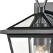 Main Street 1 Light 10 inch Black Outdoor Wall Sconce