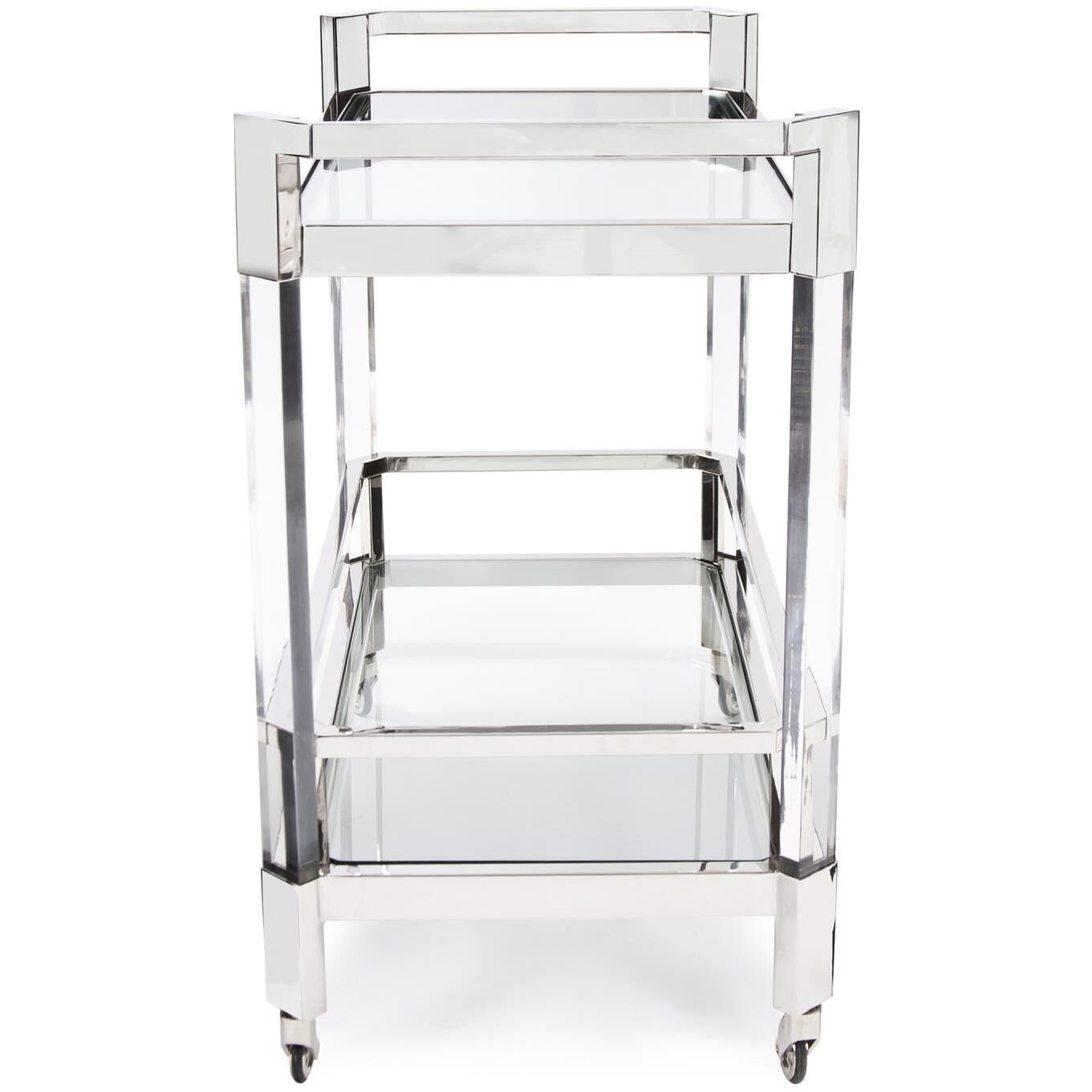 Carter Silver Bar Cart