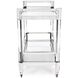 Carter Silver Bar Cart