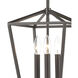 Fairfax 3 Light 9 inch Oil Rubbed Bronze Mini Pendant Ceiling Light