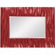 Zenith 39 X 31 inch Glossy Red Wall Mirror