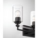 Binsly 3 Light 24 inch Coal Bath Vanity Light Wall Light