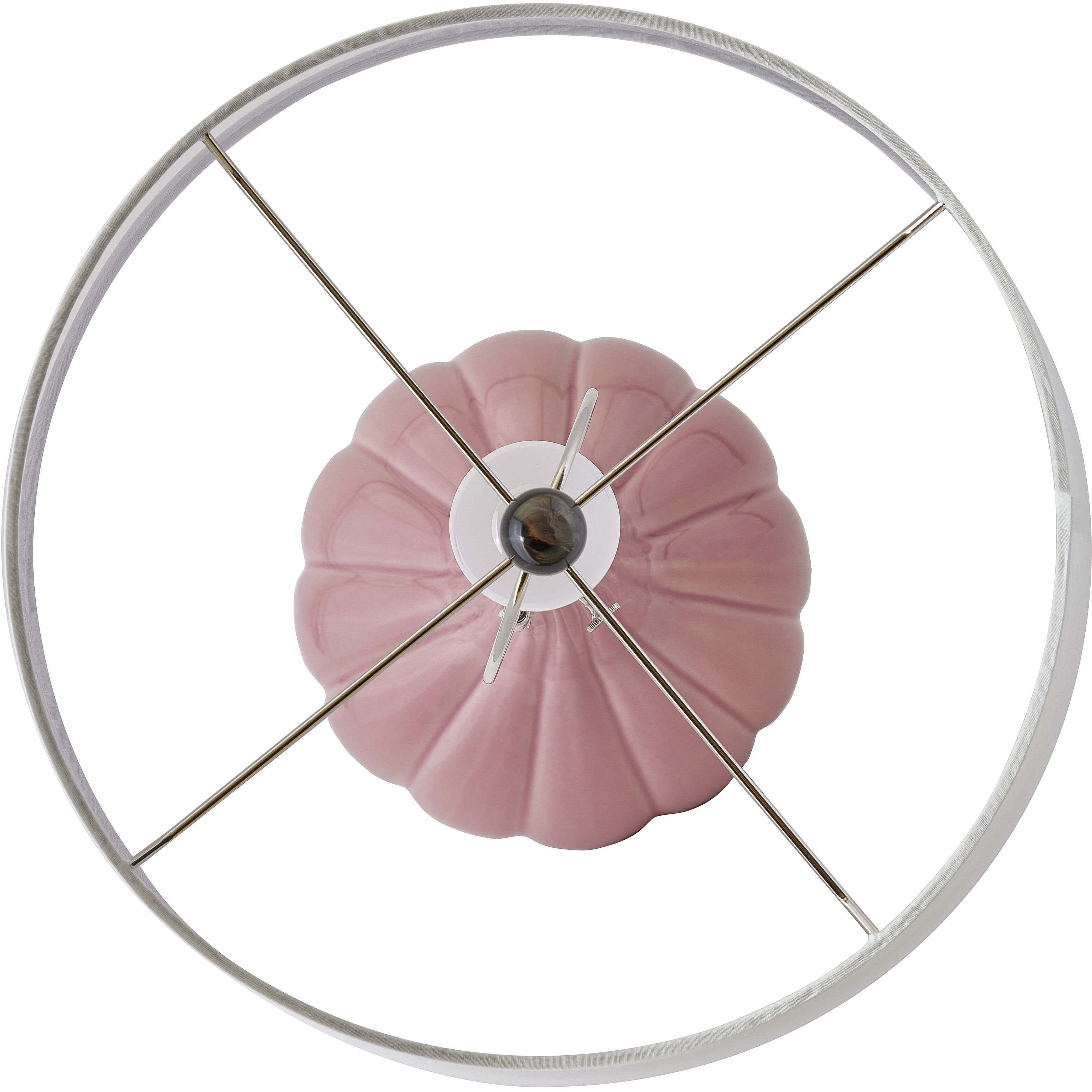 Abbey Lane 30 inch 150 watt Pink with Clear Table Lamp Portable Light