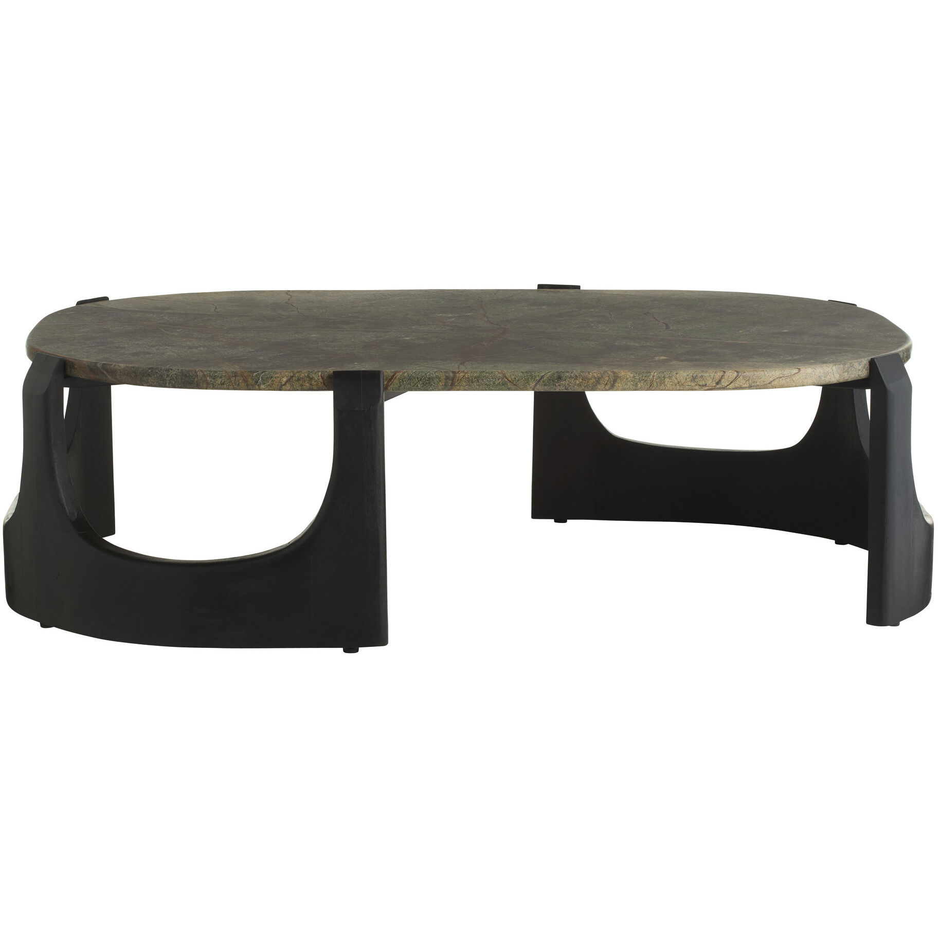 Lorena 58 X 16.5 inch Jungle and Ebony Coffee Table